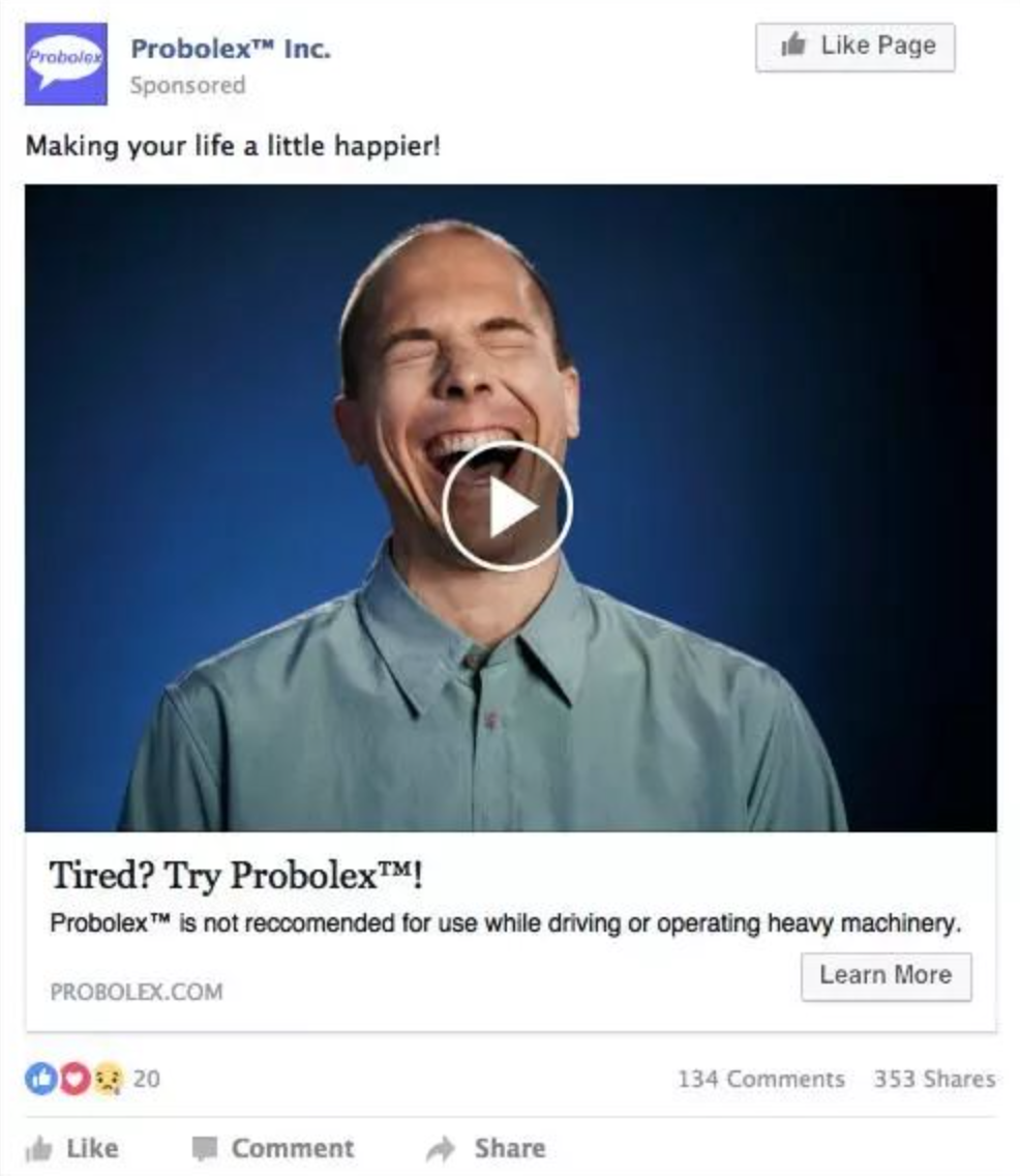 Facebook视频广告 维；ザ